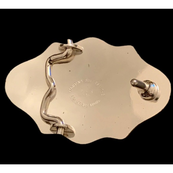 SOLD!!! Sold!!MONTANA SILVERSMITHS Silver Plated~Western belt buckle~ Columbus - Picture 5 of 12